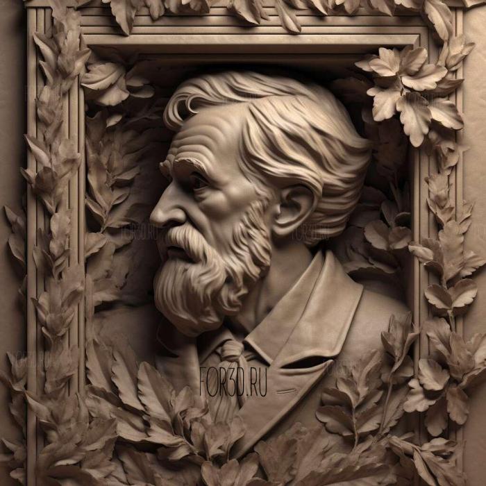 Giuseppe Verdi 2 stl model for CNC